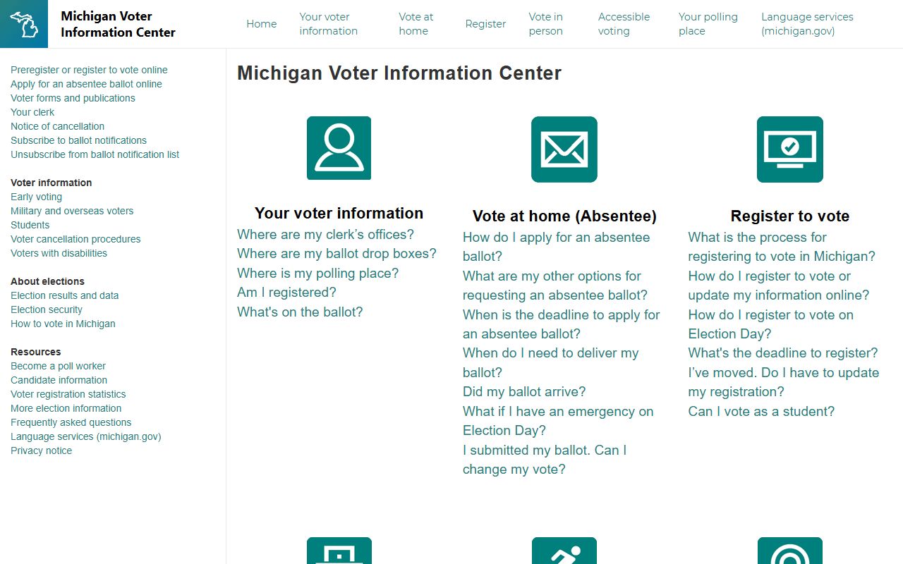 Michigan ExpressSOS online portal for ordering driving record traffic ticket history